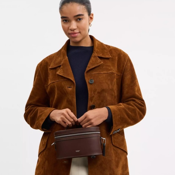 COACH originals glove tanned Leather maple bag  NWT - Picture 6 of 6